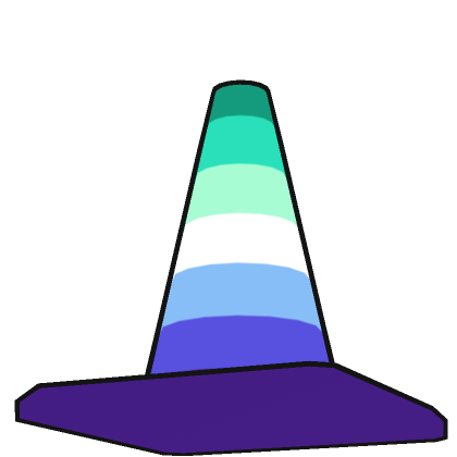 Pride Gay Traffic Cone Roblox