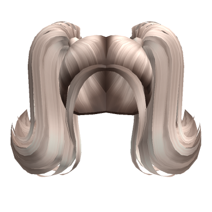 Spiked Fluffy Pigtails In Platinum Blonde Roblox Item Rolimon S
