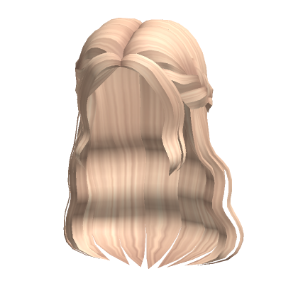 Braided Wavy Hair In Blonde Roblox Item Rolimon S