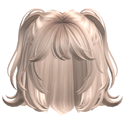 Cute Half Up Half Down Pigtails Platinum Blonde Roblox