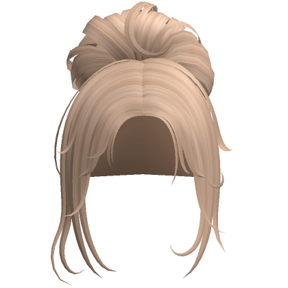 Sassy Messy Bun Blonde Roblox Item Rolimon S