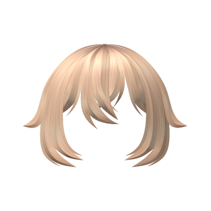 Messy Anime Bangs In Blonde Roblox