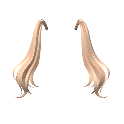 Flowy Anime Pigtails In Blonde Roblox