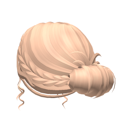 Blonde Braided Low Bun Roblox Item Rolimon S