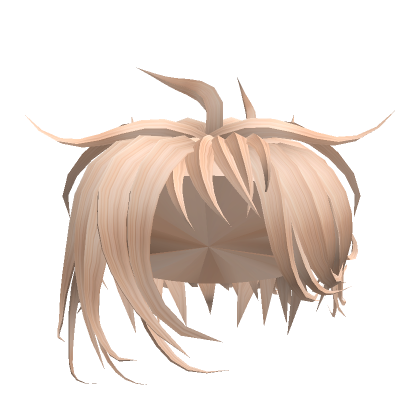 Messy Sleepy Anime Hair Blonde Roblox