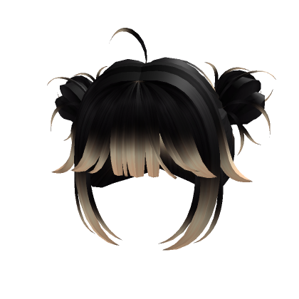 Black To Blonde Messy Buns Roblox Item Rolimon S