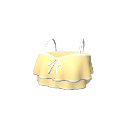 Chibi Doll Bikini Top Yellow Roblox