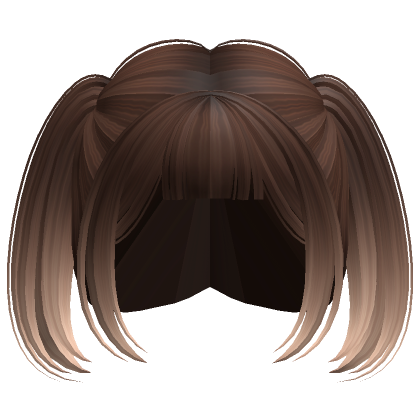 Short Anime Puffy Pigtails Brown Blonde Roblox