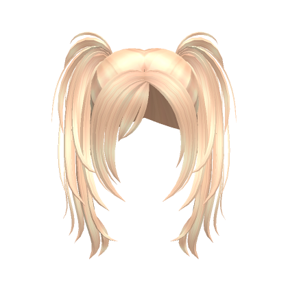 Messy Scene Pigtails Blonde Roblox Item Rolimon S