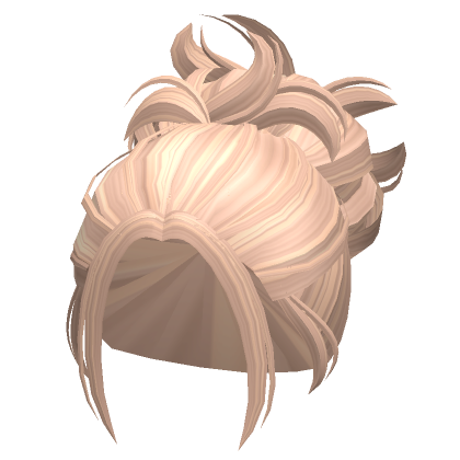 Very Messy Bun In Blonde Roblox