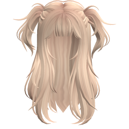 Messy Pigtails Wolf Cut Blonde Roblox