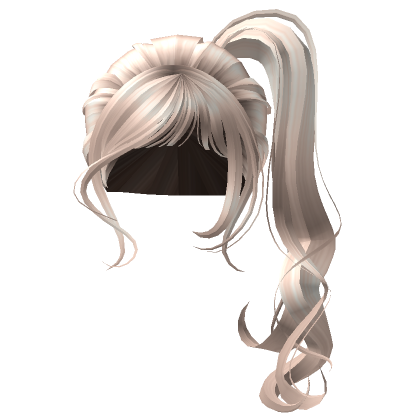 Gyaru Long Side Ponytail Platinum Blonde Roblox