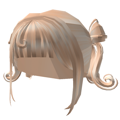 Preppy Bow Pigtails Cute Blonde Roblox
