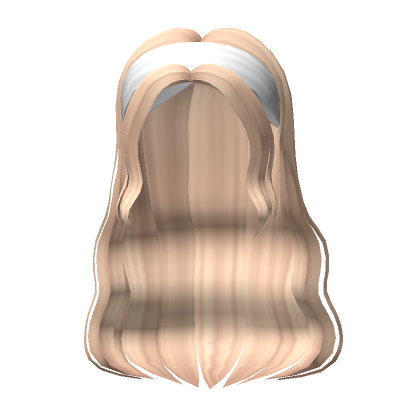 Wavy Headband Hair In Blonde Roblox