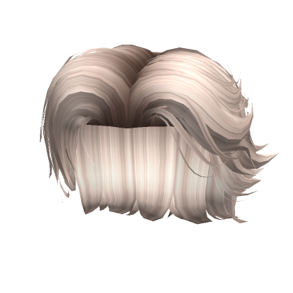 Styled Windswept Hair In Platinum Blonde Roblox
