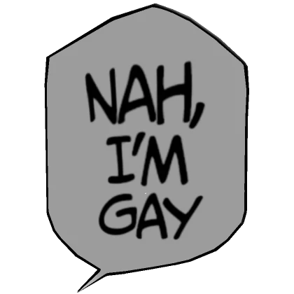 Nah I M Gay Roblox Item Rolimon S