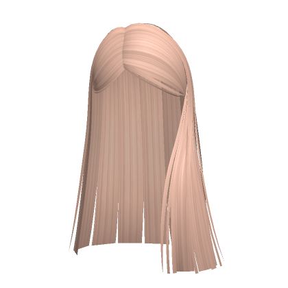 Sleek Straight Hair In Blonde Roblox