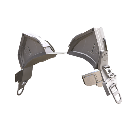 Hot Mess Cyber Cat Y K Mecha Cat Ears White Roblox