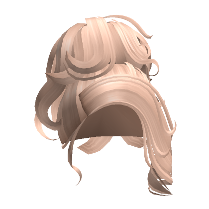 Blonde Loose High Bun Roblox Item Rolimon S