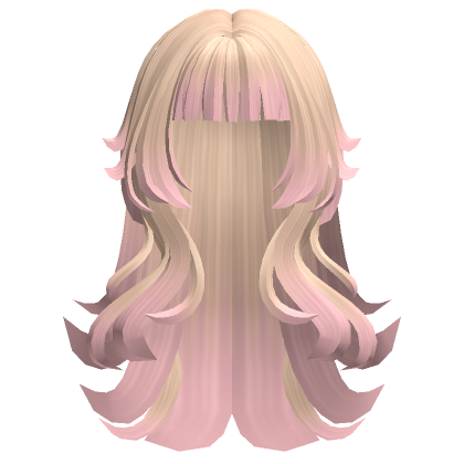 Grunge Wolfcut Y K Messy Lush Hair Blonde To Pink Roblox