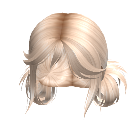 Messy Grunge Low Buns In Warm Blonde Roblox
