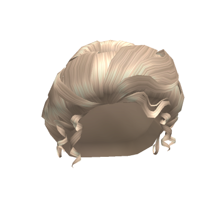 Edwardian Pompadour Updo In Platinum Blonde Roblox