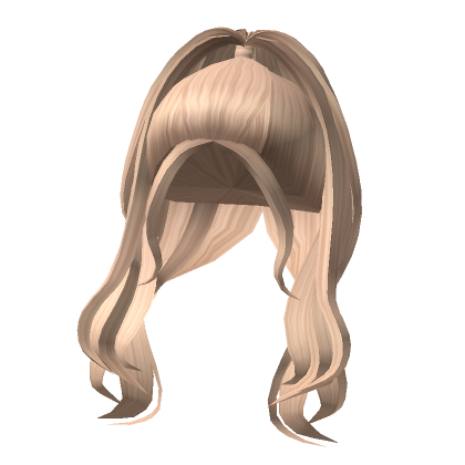 Kate Warm Blonde High Ponytail Roblox
