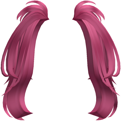 Layered Pigtail Extensions In Hot Pink Roblox Item Rolimon S