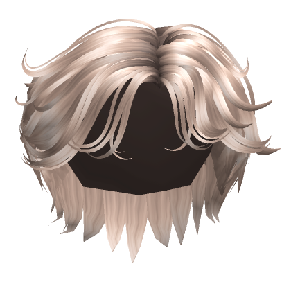 Messy Parted Anime Hair Platinum Blonde Roblox Item Rolimon S