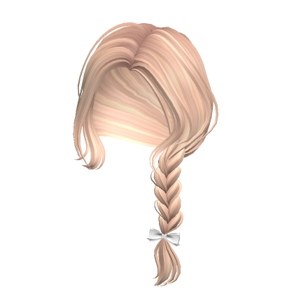 Bowtied Braid In Blonde Roblox