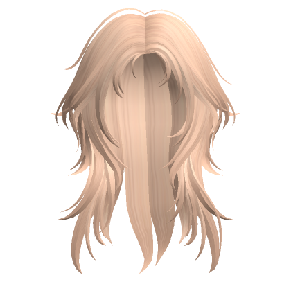 Long Layered Wolf Cut Blonde Roblox