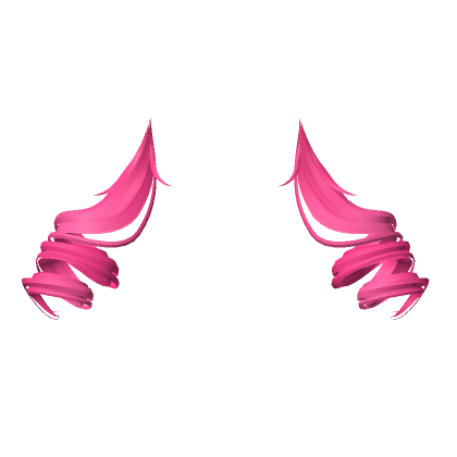 Short Low Swirly Pigtail Extensions In Hot Pink Roblox