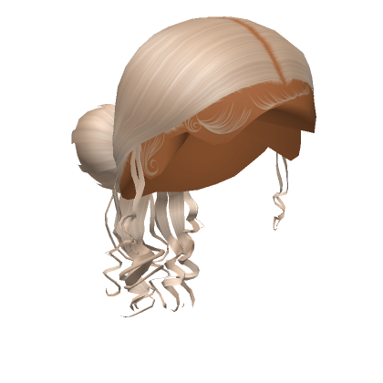Slick Heart Shaped Low Bun In Blonde Roblox