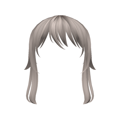 Flowy Anime Bangs In Ash Blonde Roblox