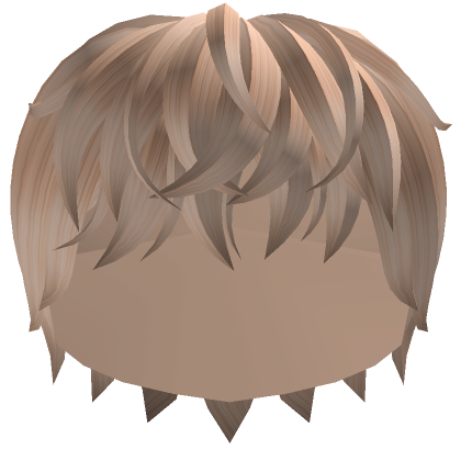 Blonde Messy Hair Roblox