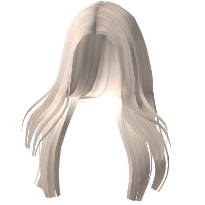 Model Blowout Straight Hair In Platinum Blonde Roblox