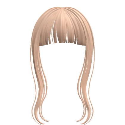 Long Straight Bangs Blonde Roblox