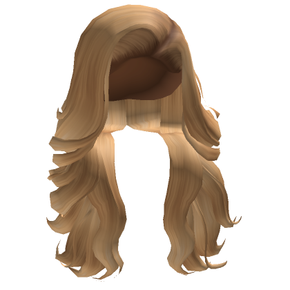 Side Part Blowout In Gold Blonde Roblox