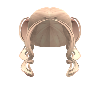 Cutesy Curly Pigtails In Blonde Roblox Item Rolimon S