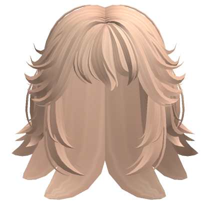 Grunge Layered Anime Messy Wolfcut Blonde Roblox