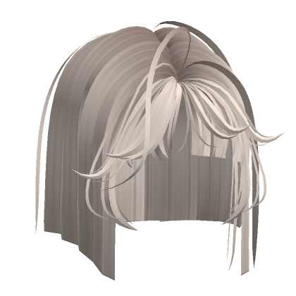 Platinum Blonde Wispy Hime Cyberpunk Bob W Bangs Roblox