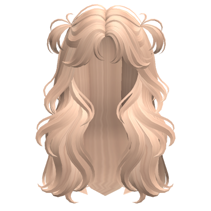Long Wavy Mini Pigtails Blonde Roblox