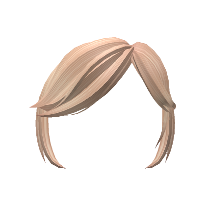 Stylish Side Parted Bangs Blonde Roblox