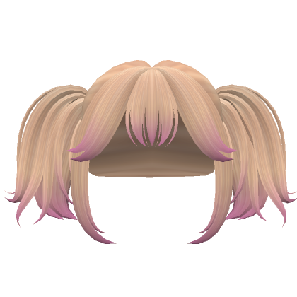 Y2K Layered Pigtails Blonde Pink Roblox Item Rolimon S