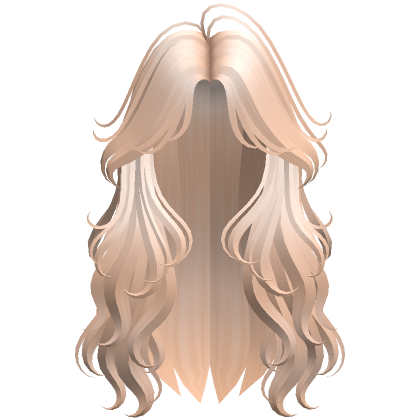 Fluffy Soft Layered Hair Blonde Roblox