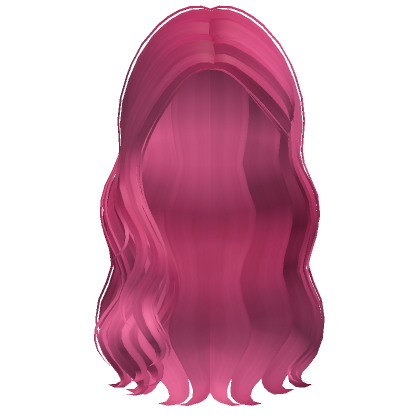 Long Wavy Lush Tucked Back Hair Hot Pink Roblox Item Rolimon S