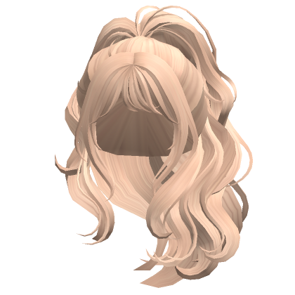 Voluminous Ponytail Blonde Roblox