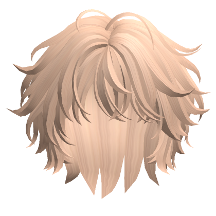 Long Length Messy Hair Blonde Roblox