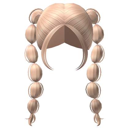 Y2K High Bubble Pigtails In Blonde Roblox