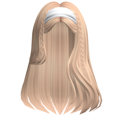 Soft Long Wavy Headband Hair Blonde Roblox